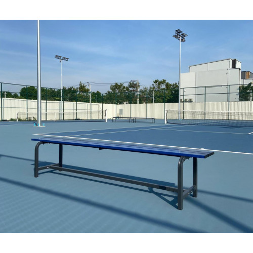 Banc mobile en acier plastifié - 2m