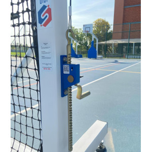 Treuil à crémaillère avec manivelle en acier et alu