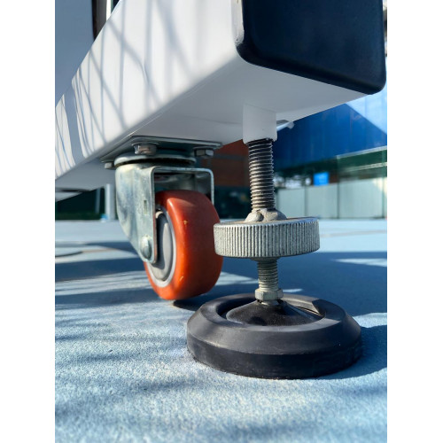 Poteaux mobiles premium 80x80mm, Conforme ITF - acier galvanisé