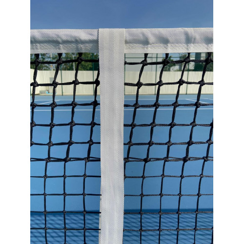 Filet tressé Ø3mm, 6 mailles doubles avec bandes PVC + barre de cadrage et régulateur