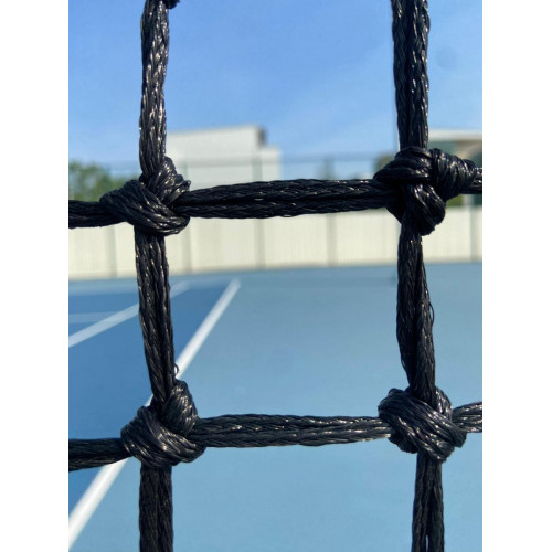 Filet tressé Ø3mm, 6 mailles doubles avec bandes PVC + barre de cadrage et régulateur