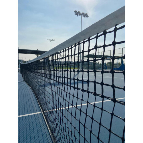 Filet tressé Ø3mm, 6 mailles doubles avec bandes PVC + barre de cadrage et régulateur