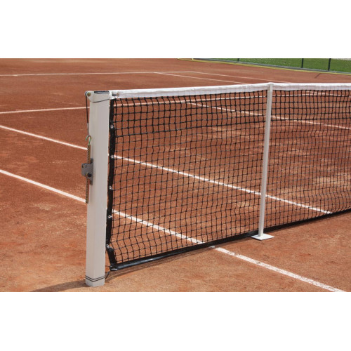 Filet tressé Ø3mm, 6 mailles doubles avec bandes PVC + barre de cadrage et régulateur