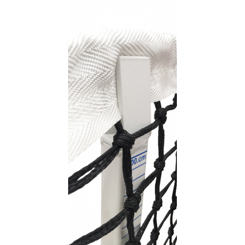 Filet tressé Ø3mm, 6 mailles doubles avec bandes PVC + barre de cadrage et régulateur