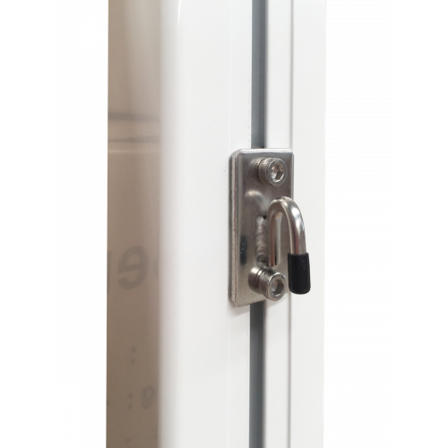 Poteaux carrés 80mm x 80mm en aluminium à sceller - Conforme ITF