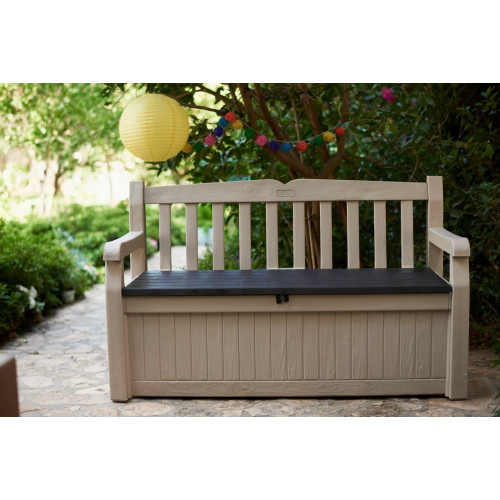 COFFRE BANC EN RÉSINE BOGOTA- 265 L / EDEN GARDEN BENCH