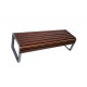 Banc pour court de Tennis PREMIUM - En Bois - 146cm - Sans dossier