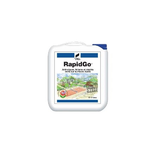 RapidGo® - Anti-algues et lichens sur surfaces dures - Bidon 5L