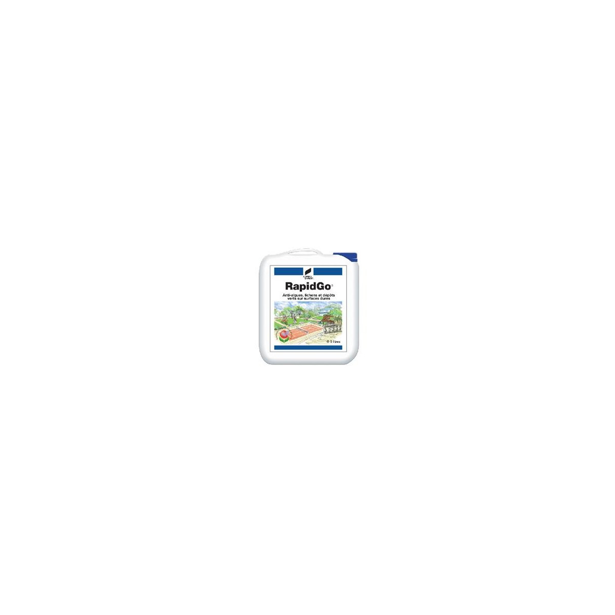 DIMOUSSE Concentré X-thallo Anti-Mousses Et Algues – Bidon De 10L – Pour Terrasses, Toits Et Surfaces Extérieures