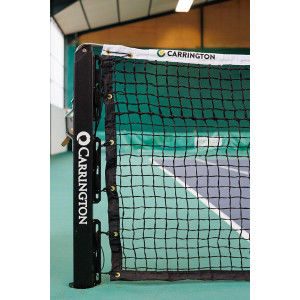 Paire de poteaux de tennis carrés en aluminium noir - Carrington