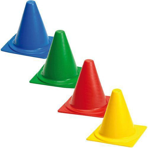 Cône de délimitation - hauteur 18cm - vert
