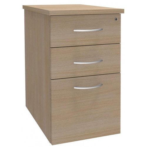 Caisson hauteur bureau Quatuor top profondeur 80 cm coloris chêne