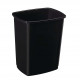 Poubelle 50L Sans Couvercle Clap Noir