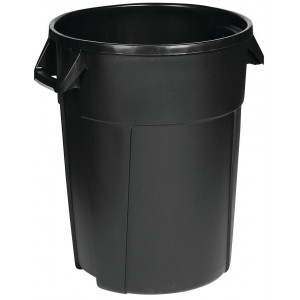 Conteneur rond 85 L - Noir