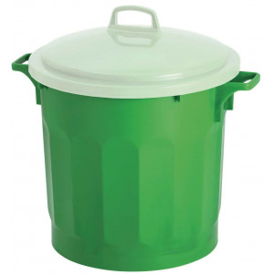 Poubelle agroalimentaire tri sélectif  HACCP - 75 L Vert