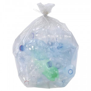 Le lot de 500 sacs poubelle transparents 50 litres