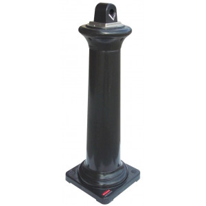 Cendrier TUSCAN  Rubbermaid noir