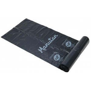 Lot de 100 sacs poubelle noir - Déchet lourd - 110 L