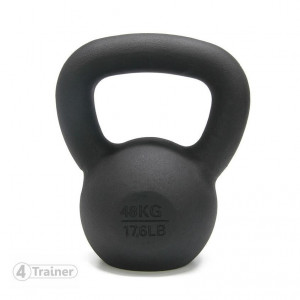 Kettlebell 48KG - BL4CK IRON - 4TRAINER