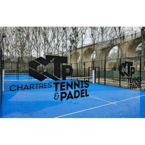 Stickers adhésifs vitres - Terrain Padel - Made in France