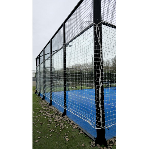 Filets anticollision pour oiseaux - Terrain Padel - Made in France