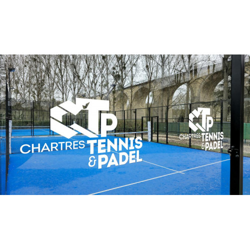 Stickers adhésifs vitres - Terrain Padel - Made in France