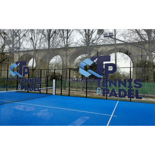 Stickers adhésifs vitres - Terrain Padel - Made in France