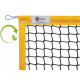Filet de beach tennis éco-conçu Ø3mm traité anti-UV avec bandes PVC + câble de tension