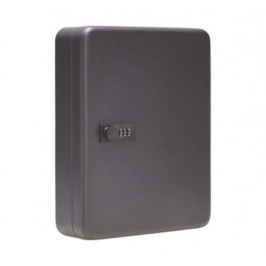 Armoire à clés serrure à code et à clé capacité : 40 Clés Anthracite