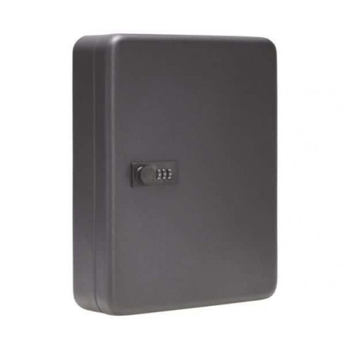 Armoire à clés serrure à code et à clé capacité : 40 Clés Anthracite