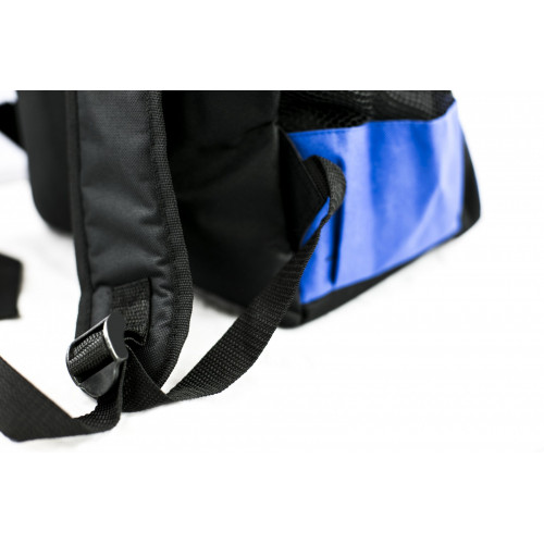 Sac à dos bleu/noir (44 x 30 x 20cm)