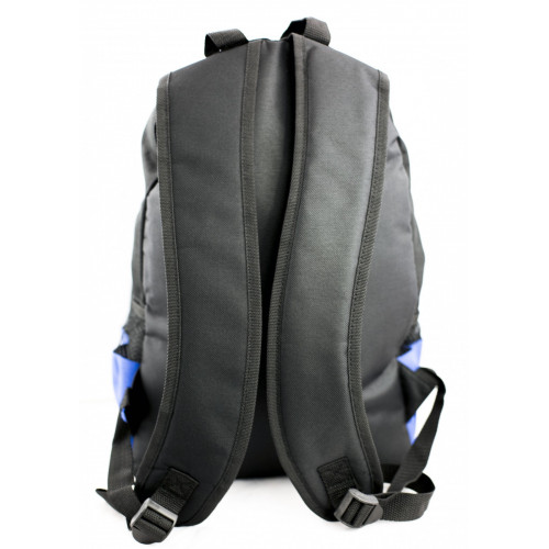 Sac à dos bleu/noir (44 x 30 x 20cm)