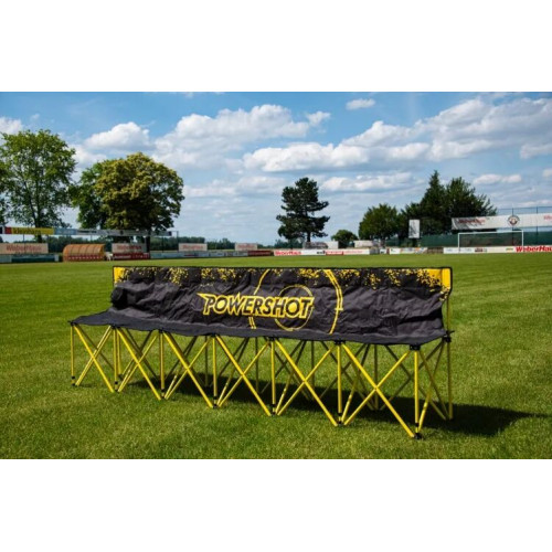 Banc de touche pliable 6 places - Idéal pour des tournois ou évènements temporaires
