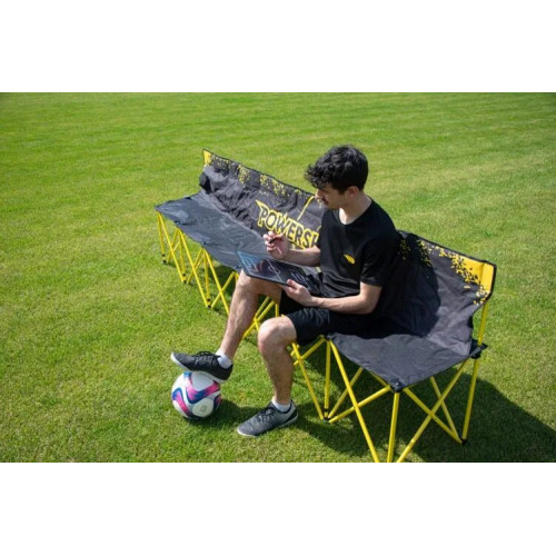 Banc de touche pliable 6 places - Idéal pour des tournois ou évènements temporaires