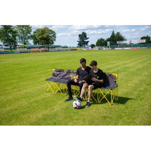 Banc de touche pliable 6 places - Idéal pour des tournois ou évènements temporaires