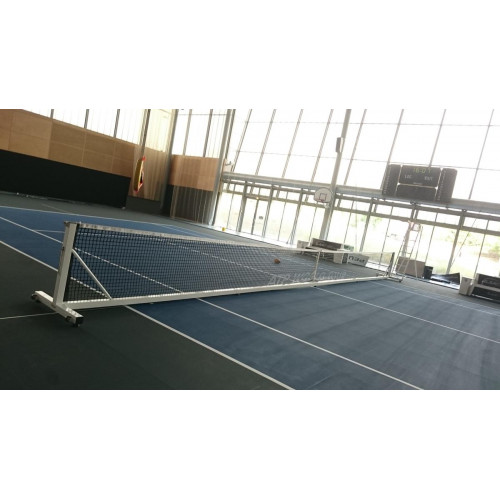 Poteau de tennis transportable en acier galvanisé