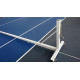 Poteau de tennis transportable en acier galvanisé
