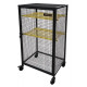 Grand chariot de rangement pour équipement de Tennis - Dim : 80cm x 60cm x 145cm