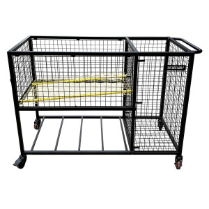 Chariot de stockage de matériel de Tennis - Dimension : 134cm x 60cm x 100cm