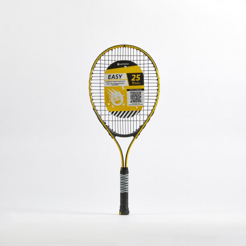RAQUETTE DE TENNIS ENFANT EASY 25" JAUNE