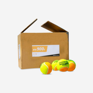 BALLE DE BEACH TENNIS BTB 900 ORANGE - CARTON DE 72 BALLES
