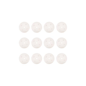 BALLE DE PICKLEBALL BLANCHE X12