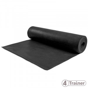 ROULEAU DE SOL - 10m x 1,25m - Épaisseur 6mm - Noir