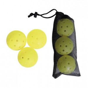 Lot de 3 balles PICKLEBALL - Outdoor