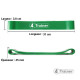 Mini Bande Elastique - Powerband Medium - Vert - 4TRAINER