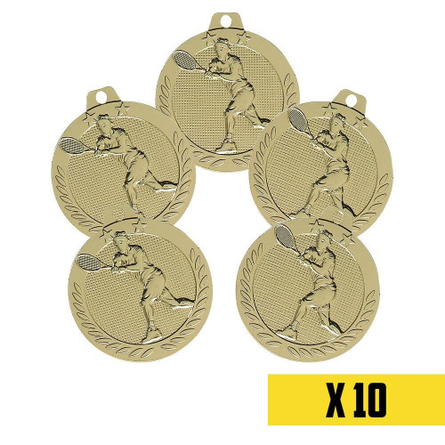 lot de 10 médailles en or 40 mm DX
