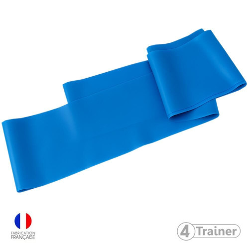 Pack Bandes Élastiques Haute Performance x3 - 250 x 15cm - Résistance 3KG, 4KG, 6KG - JAUNE, BLEU, NOIR - 4TRAINER
