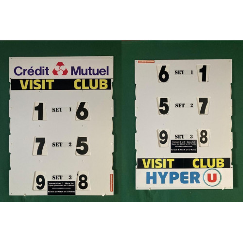 Padel Recto Verso avec Pub et sans les Plaquettes