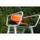 Chaise d'arbitre en aluminium blanc - Modèle Tournoi
