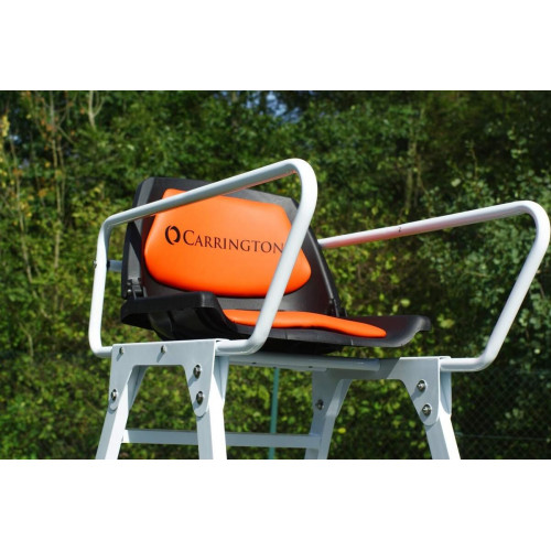 Chaise d'arbitre en aluminium blanc - Modèle Tournoi